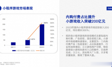 小游戏市场爆发：2023年收入翻三倍，用户突破10亿，游戏巨头纷纷入局